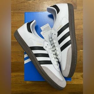 NEW Adidas Samba OG Leather Retro Shoes B75806 - Size 4.5 Mens/Size 5.5 Women’s